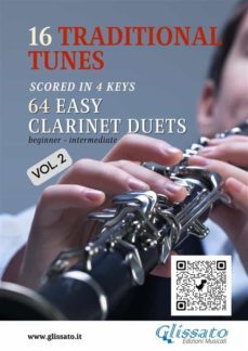 16 traditional tunes - 64 easy clarinet duets (vol.2) (ebook)-9791221329490