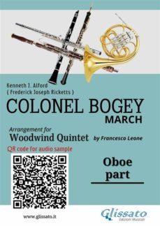 oboe part of "colonel bogey" for woodwind quintet (ebook)-9791221382990