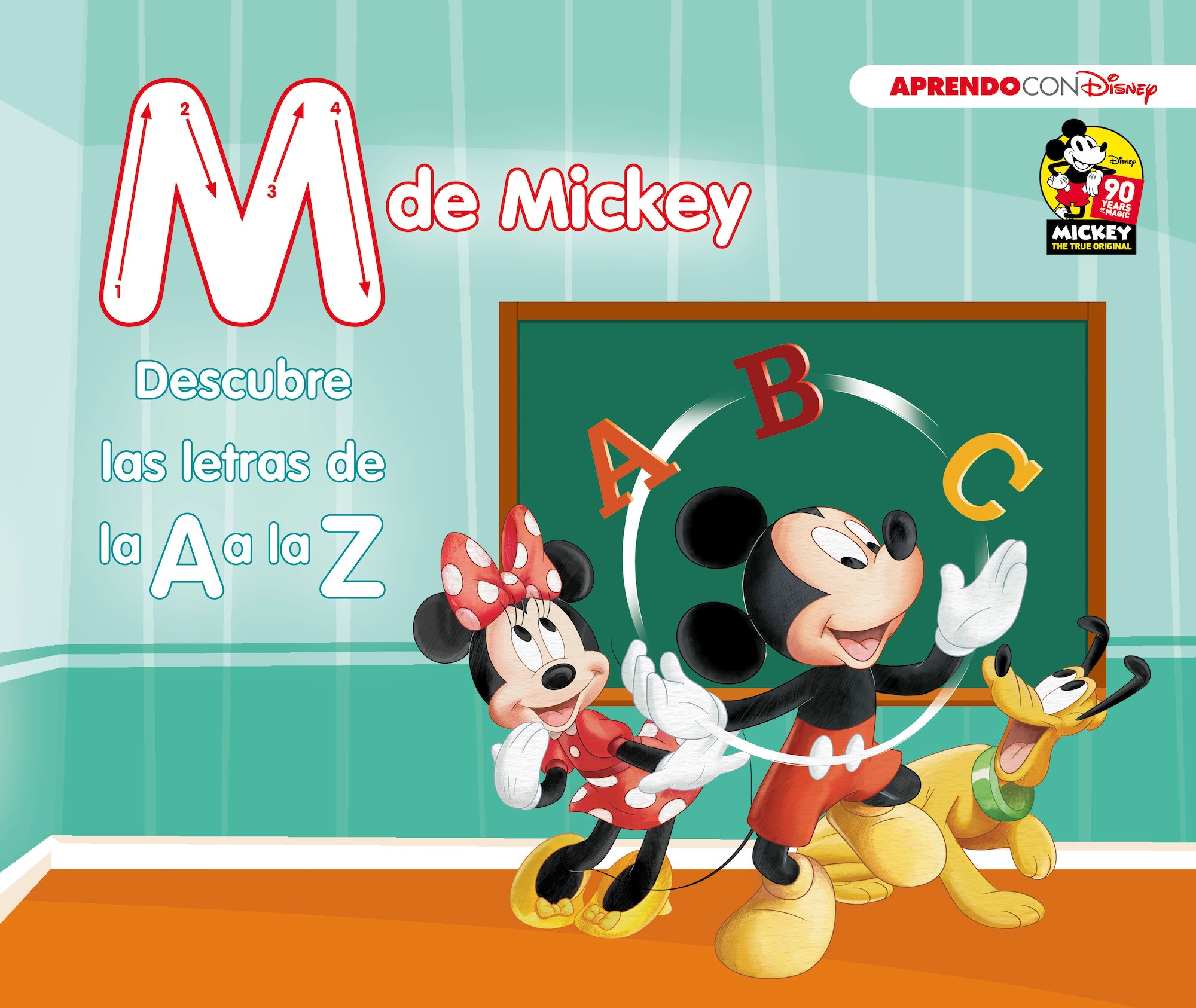 M De Mickey (descubre Las Letras De La A A La Z Con Disney) por Vv.aa.