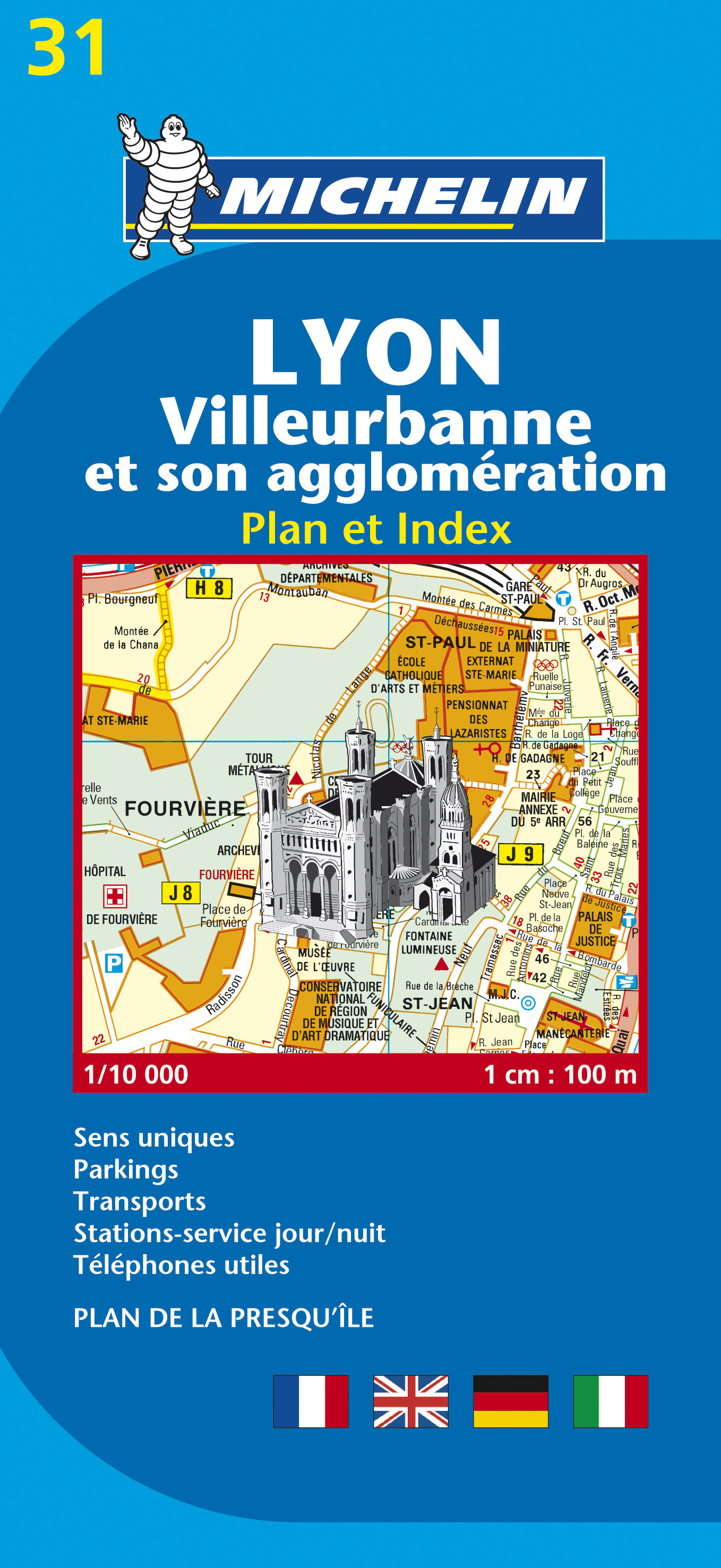 Plano Michelin 31 Lyon Con Callejero por Vv.aa.