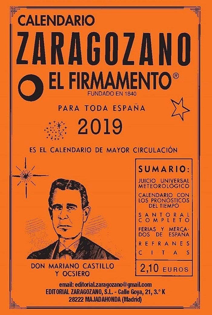 Calendario Zaragozano 2019 por Vv.aa.