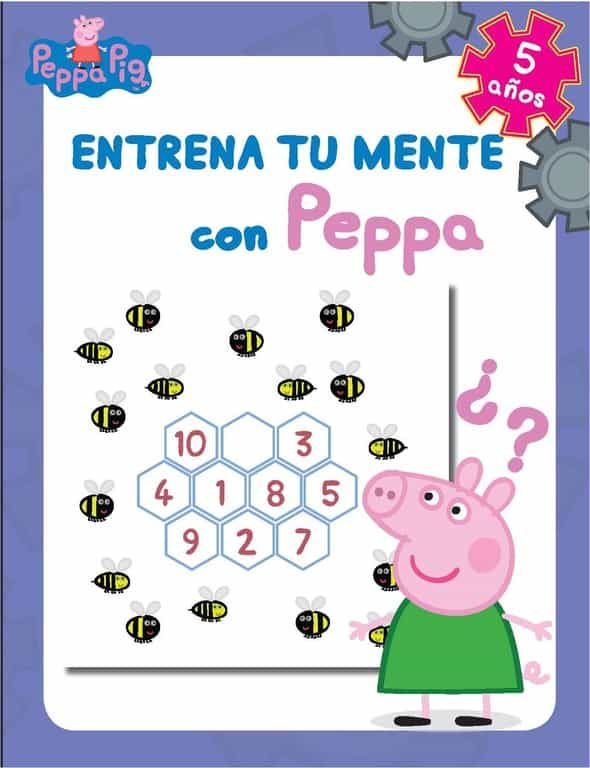 Entrena Tu Mente Con Peppa. 5 Años (peppa Pig. Cuaderno De Activi Dades) por Vv.aa.