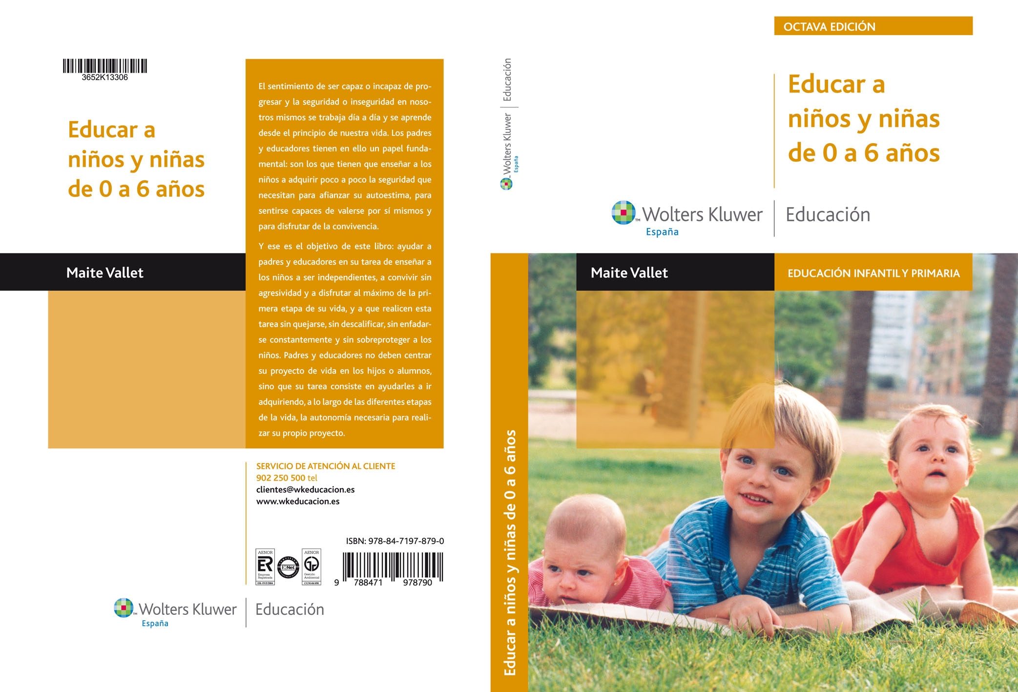 Educar A Niños Y Niñas De 0 A 6 Años (7ª Edicion) por Maite Vallet