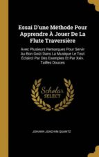ESSAI DUNE MÉTHODE POUR APPRENDRE À JOUER DE LA FLUTE TRAVERSIÈRE
