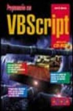 PROGRAMACION CON VBSCRIPT | José Manuel Alarcón Aguín | Segunda mano ...