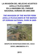 la invasión del helecho acuático azolla filiculoides en la marisma del parque nacional de doñana en 2005-2008 (ebook)-santos cirujano bracamonte-9788460662310 la invasión del helecho acuático azolla filiculoides en la marisma del parque nacional de doñana en 2005-2008 (ebook)-santos cirujano bracamonte-9788460662310
