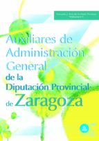 AUXILIARES DE ADMINISTRACION GENERAL DE LA DIPUTACION DE ZARAGOZA : TEMARIO Y TEST DE LA PRIMERA PARTE (VOL. I)