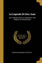 LA LEGENDE DE DON JUAN
