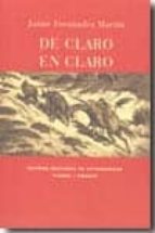 de claro en claro: una lectura de el quijote-jaime fernandez martin-9788498521580 de claro en claro: una lectura de el quijote-jaime fernandez martin-9788498521580