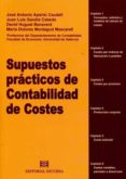 supuestos practicos de contabilidad de costes-jose antonio aparisi caudeli-9788416190300 supuestos practicos de contabilidad de costes-jose antonio aparisi caudeli-9788416190300