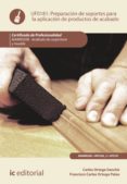 preparacion de soportes para la aplicacion de productos de acabado. mamr0208 (ebook)-9788416629800 preparacion de soportes para la aplicacion de productos de acabado. mamr0208 (ebook)-9788416629800