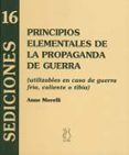 principios elementales de la propaganda de guerra: utilizables en caso de guerra fria, caliente o tibia-anne morelli-9788489753600 principios elementales de la propaganda de guerra: utilizables en caso de guerra fria, caliente o tibia-anne morelli-9788489753600
