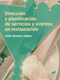 direccion y planificacion de servicios y eventos en restauracion-julian quintero aldana-9788490771600 direccion y planificacion de servicios y eventos en restauracion-julian quintero aldana-9788490771600