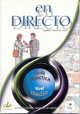 en directo: guia didactica (nivel medio)-aquilino sanchez perez-9788497781800 en directo: guia didactica (nivel medio)-aquilino sanchez perez-9788497781800