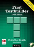 first testbuilder student s pack with key 3ªed-9780230476110 first testbuilder student s pack with key 3ªed-9780230476110