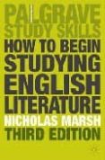 how to begin studying english literature-nicholas marsh-9780333968710 how to begin studying english literature-nicholas marsh-9780333968710