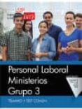 personal laboral ministerios. grupo 3. temario y test comun-9788468176710 personal laboral ministerios. grupo 3. temario y test comun-9788468176710