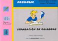 separacion de palabras (2ª ed)-antonio valles arandiga-9788479866310 separacion de palabras (2ª ed)-antonio valles arandiga-9788479866310