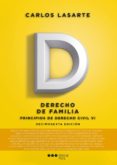 principios de derecho civil (tomo vi) (16ªed): derecho de familia-carlos lasarte-9788491232810 principios de derecho civil (tomo vi) (16ªed): derecho de familia-carlos lasarte-9788491232810