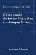 comentario de textos literarios contemporaneos-enedina rodriguez fernandez-9788493677510 comentario de textos literarios contemporaneos-enedina rodriguez fernandez-9788493677510