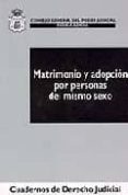 matrimonio y adopcion por personas del mismo sexo-9788496518810 matrimonio y adopcion por personas del mismo sexo-9788496518810
