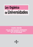 ley organica de universidades (4ª ed.)-9788430968220 ley organica de universidades (4ª ed.)-9788430968220