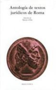 antologia de textos juridicos de roma-9788446014720 antologia de textos juridicos de roma-9788446014720