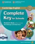 complete key for schools for spanish speakers student s book without answers with cd-rom-9788483237120 complete key for schools for spanish speakers student s book without answers with cd-rom-9788483237120