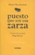 puesto que soy esa zarza-henri meschonnic-9789875141520 puesto que soy esa zarza-henri meschonnic-9789875141520