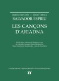 les cançons d ariadna-salvador espriu-9788429773330 les cançons d ariadna-salvador espriu-9788429773330