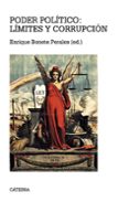 poder politico: limites y corrupcion-enrique bonete perales-9788437632230 poder politico: limites y corrupcion-enrique bonete perales-9788437632230