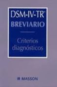 dsm-iv-tr. breviario: criterios diagnosticos-9788445811030 dsm-iv-tr. breviario: criterios diagnosticos-9788445811030
