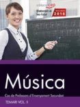 cuerpo de profesores de enseñanza secundaria. música. temario vol. ii.-9788468167930 cuerpo de profesores de enseñanza secundaria. música. temario vol. ii.-9788468167930