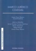 marco juridico colegial-maria perez pereira-9788490316030 marco juridico colegial-maria perez pereira-9788490316030