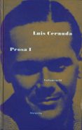 prosa i: obra completa (vol.ii)-luis cernuda-9788478442140 prosa i: obra completa (vol.ii)-luis cernuda-9788478442140