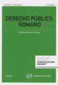 derecho público romano (duo)-antonio fernandez de bujan-9788491528340 derecho público romano (duo)-antonio fernandez de bujan-9788491528340