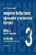 mejorar la lectura 3 ejecucion y velocidad lectora-jesus jarque garcia-9788498960440 mejorar la lectura 3 ejecucion y velocidad lectora-jesus jarque garcia-9788498960440