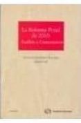 reforma penal 2010: analisis y comentarios-gonzalo quintero olivares-9788499036540 reforma penal 2010: analisis y comentarios-gonzalo quintero olivares-9788499036540