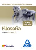 profesores de enseñanza secundaria filosofía temario volumen 2-9788414208250 profesores de enseñanza secundaria filosofía temario volumen 2-9788414208250