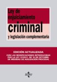 ley de enjuiciamiento criminal y legislacion complementaria-9788430954650 ley de enjuiciamiento criminal y legislacion complementaria-9788430954650