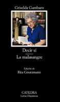 decir si. la malasangre-griselda gambaro-9788437629650 decir si. la malasangre-griselda gambaro-9788437629650