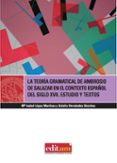 la teoria gramatical de ambrosio de salazar en el contexto españo l del siglo xvii (incluye cd)-9788483718650 la teoria gramatical de ambrosio de salazar en el contexto españo l del siglo xvii (incluye cd)-9788483718650