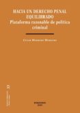 hacia un derecho penal equilibrado-cesar herrero herrero-9788490852750 hacia un derecho penal equilibrado-cesar herrero herrero-9788490852750