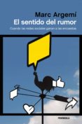 el sentido del rumor (ebook)-9788499426150 el sentido del rumor (ebook)-9788499426150