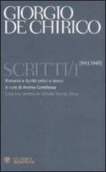 scritti (vol. 1): 1911-1945-giorgio de chirico-9788845262050 scritti (vol. 1): 1911-1945-giorgio de chirico-9788845262050