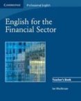 english for the financial sector: teacher s book-9780521547260 english for the financial sector: teacher s book-9780521547260