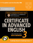 cambridge certificate in advanced english 3 for updated exam. sel f-study pack (examination papers from university of cambridge esol examinations)-9780521739160 cambridge certificate in advanced english 3 for updated exam. sel f-study pack (examination papers from university of cambridge esol examinations)-9780521739160
