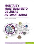 montaje y mantenimiento de lineas automatizadas: tecnico en mantenimiento electromecanico-9788428338660 montaje y mantenimiento de lineas automatizadas: tecnico en mantenimiento electromecanico-9788428338660