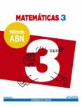 matemáticas 3º educacion primaria método abn. mec-9788467862560 matemáticas 3º educacion primaria método abn. mec-9788467862560