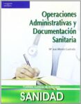 operaciones administrativas y documentacion sanitaria-maria jose allende cuadrado-9788497324960 operaciones administrativas y documentacion sanitaria-maria jose allende cuadrado-9788497324960